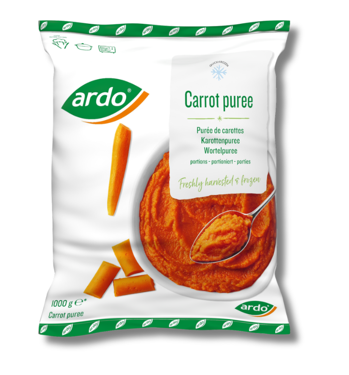 Gulerodspuré (i små portioner) 1000 g