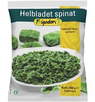 Helbladet spinat (i portioner) 450 g
