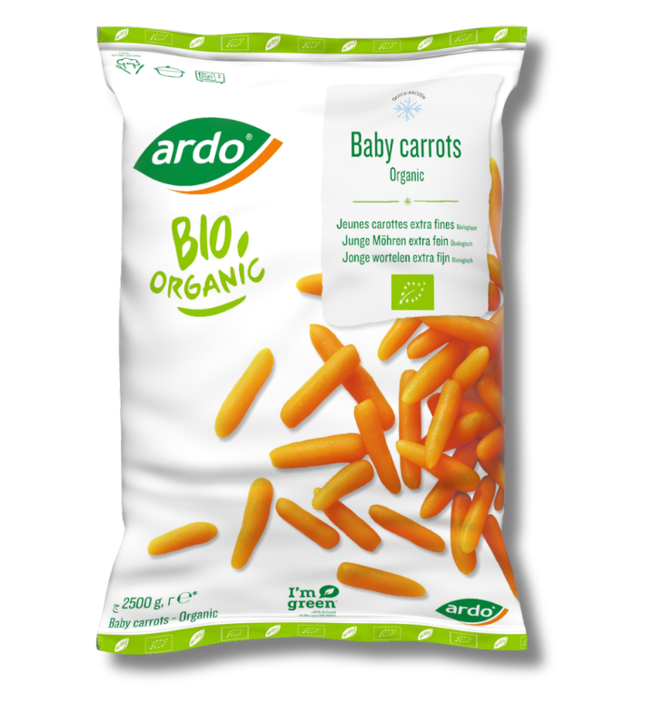 Økologiske babykarotter 2500 g