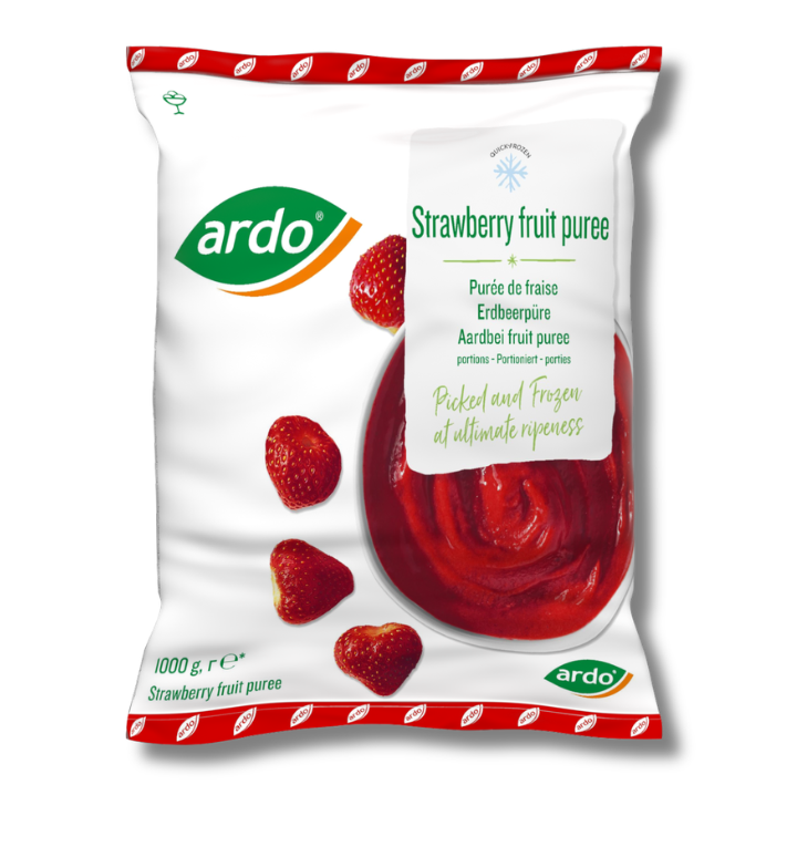 Jordbærpuré 1000 g