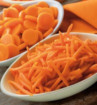 Gulerødder i strimler (4 x 4 x 40 mm) 10 kg